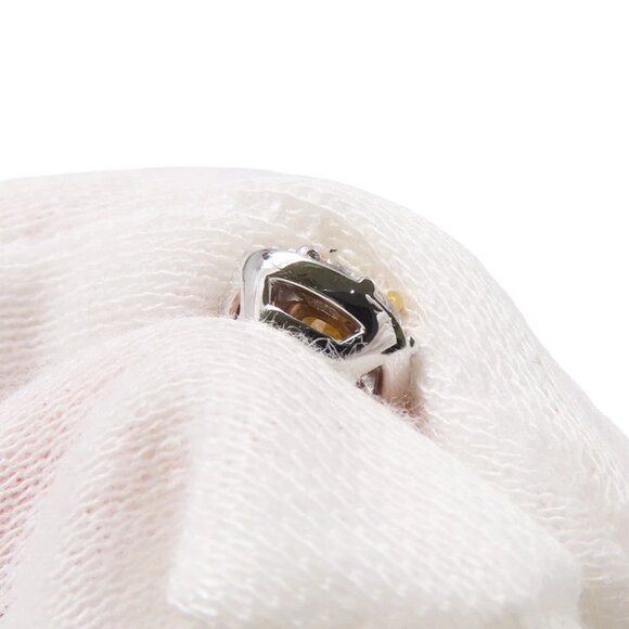 GRAFF Icon Cushion Cut Yellow Diamond Pendant K18WG/K18YG RGP845 - Picture 7 of 12